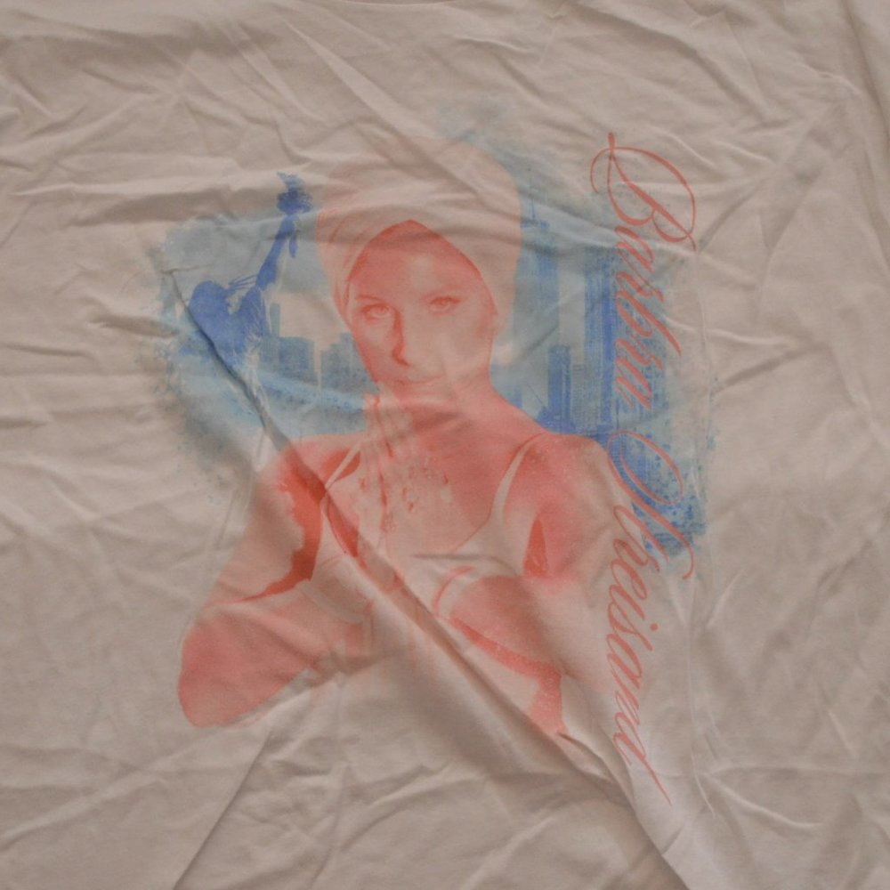 Barbra Streisand Funny Girl (White) T-Shirt Size Extra Large